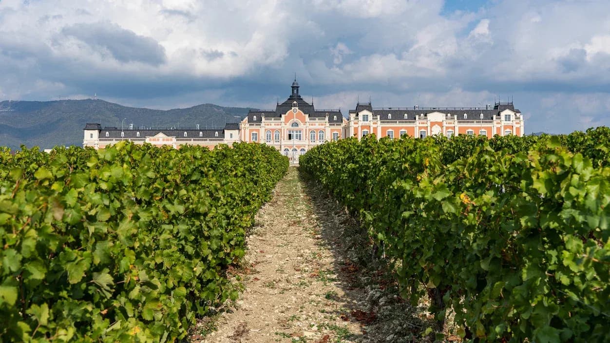 На фото винодельня «Château de Talu»
