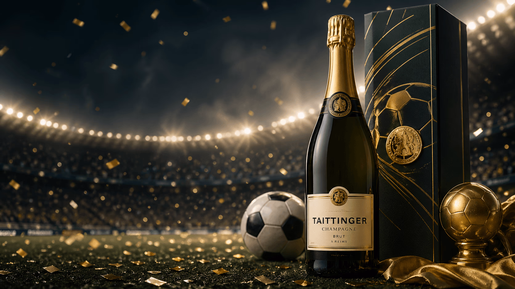 Taittinger представил лимитированную серию шампанского в честь Чемпионата мира по футболу